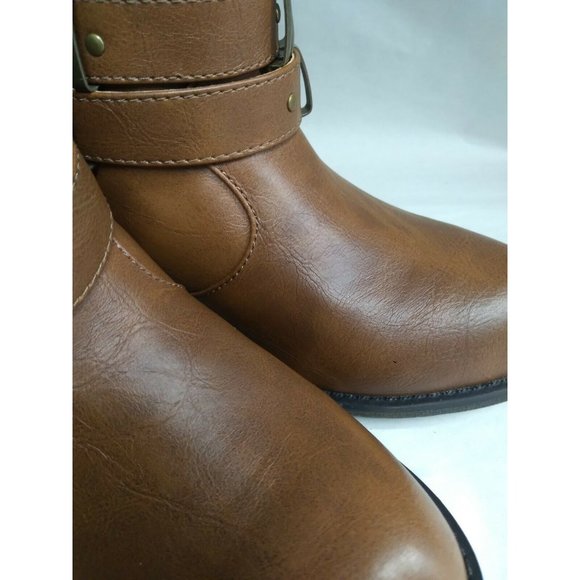 Fall Creek Bree III Block heel Size 8 Med Brown Boots - Picture 3 of 9